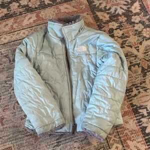 The North Face Light Blue Puffer Jacket